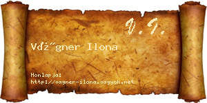 Vágner Ilona névjegykártya
