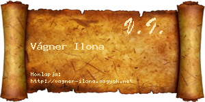 Vágner Ilona névjegykártya